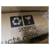 2-Way Rectangle Wall Mirror w/ Rounded Corners, Anti-Blast Film - 24x36in