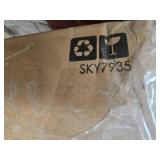 Outdoor Steel Striped Market Patio Umbrella w/ Tilt, Crank Lift - 10ft