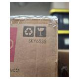 Pre-Lit Snow Flocked Artificial Pine Christmas Tree w/ Warm White Lights 4.5ft