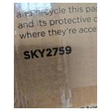 Folding Portable Gray Mattress Topper w/ Plush Foam - 4in, Full