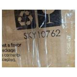 Large Outdoor Christmas Lamppost Decoration, 6ft Tall with Lighted Bow, 100 LEDs - Gold