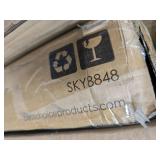 2-Tier Rolling Bar Cart Indoor/Outdoor w/ Shelves, Wine Rack, Locking Wheels