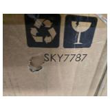 Folding Portable Onyx Black Mattress Topper w/ Plush Foam - 4in, Twin XL