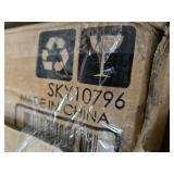 Folding Sewing Table Multipurpose Craft Station & Side Table w/ Wheels, Pink