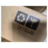 Pretend Play Wooden Farmhouse Kitchen Set w/ Storage, 5 Accessories