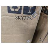 Folding Portable Midnight Blue Mattress Topper w/ Plush Foam - 4in, Twin XL Retail $129.00