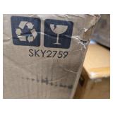 Folding Portable Gray Mattress Topper w/ Plush Foam - 4in, Full