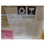 Set of 4 Seagrass Storage Tote Baskets, Laundry Organizer w/ Insert Handles