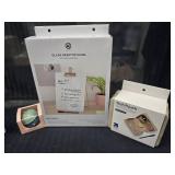 New Glass Desktop Easel/Tech Pouch/ Bell