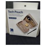 New Glass Desktop Easel/Tech Pouch/ Bell