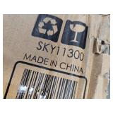 Pretend Play Wooden Doll House w/ 40 Accessories, Modern Toy Playset