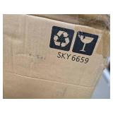 Folding Zero Gravity Recliner Patio Lounge Chair w/ Canopy, Side Tray, Peacock Blue