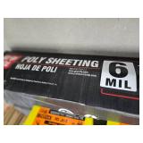 6 mil Poly Sheeting 16' x 100' Black