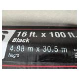 6 mil Poly Sheeting 16' x 100' Black