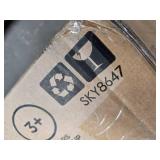 Pretend Play Wooden Farmhouse Kitchen Set w/ Storage, 5 Accessories, Rose