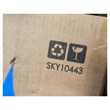 Pre-Lit Artificial Fir Christmas Wreath w/ Red Bow, LED Lights, 24'