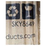 Pretend Play Wooden Farmhouse Kitchen Set w/ Storage, Clicking Knobs, 5 Accessories - Ocean