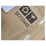 Pre-Lit Artificial Fir Christmas Wreath w/ Red Bow, LED Lights, 24'