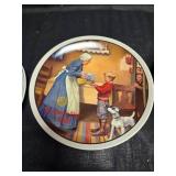 3 Vintage Decorative plates