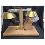 New Double Brass Lamp