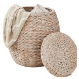 Multipurpose Hyacinth Storage Tote Basket