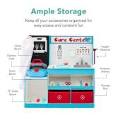 Pretend Play Doctor's Office, Kids Wooden Toy Set w/ Accessories Included