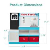 Pretend Play Doctor's Office, Kids Wooden Toy Set w/ Accessories Included