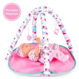 Kids 15-Piece 13.5in Newborn Baby Doll Role Play Playset w/ Accessories