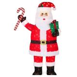 Lighted Pop-Up Santa Claus Outdoor Christmas Decoration w/ LED Lights, 8ft, Retail $199.00