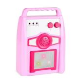 Kids Electric Guitar Toy Play Set w/ 6 Songs, Microphone, Amp, Pink