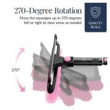 4 in 1 Snow Brush with Shovel, Ice Scraper & Squeegee w/Storage Bag, Pink