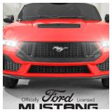 12V Kids Ride-On Car Officially Licensed Ford Mustang w/ Remote, 2 Speeds, Red