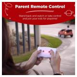 12V Kids Ride-On Truck Car w/ Parent Remote Control, Spring Suspension, Hot Pink