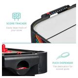 Tabletop Air Hockey Arcade Game Table w/ 2 Pucks, 2 Strikers - 40in