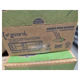 (1) Box of EZ Guard Single Stud Electrical Wire Protector Green Contains 7 Bags of 25 Wire Protectors, silver Retail $160+