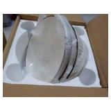 Set of 3 Ceramic Bowls 4 x 8'...