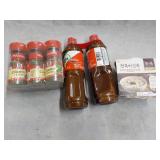 Cilantro leaves, Tajin Sauce and So...