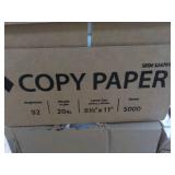 5000 Sheets White 8 1/2 x 11' Copy ...