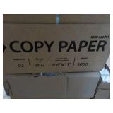 5000 Sheets White 8 1/2 x 11' Copy ...
