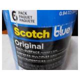 6 Rolls Scotch 1' x 360 yards Blue ...