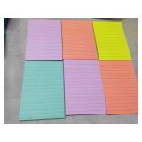 6 Post It 4 x 6' Pads...
