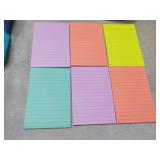6 Post It 4 x 6' Pads...