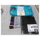 Sharpies, Notebook and Organizers...