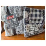 Colman Blanket and Country Homes Afghan NEW