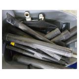 Tote Full of Shop Vac Attachment Parts