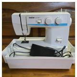 Sewing Machine, With Case, Works