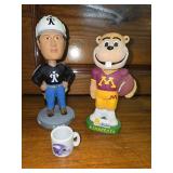 Bobbleheads and Tiny Thumb Size Vikings Mug