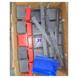 Storage Nesting Bins with hangers 31 total