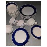 NEW 8 Piece Dishes Set, Plates, Cups, Bowls, Tea Plates and Small Plates