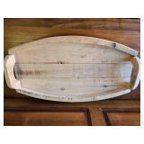 Hand Crafted Flat Wood Tray